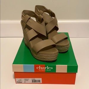 Charles David platform wedges